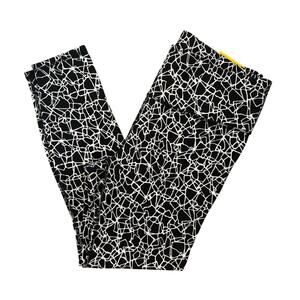 New Diane von Furstenburg Black White Leggings XL